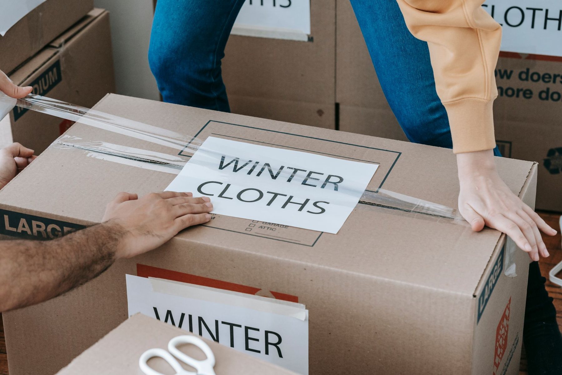 Boxes labeled & organized in Goodyear, AZ